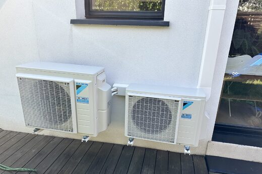 Installation climatisation réversible maison individuelle Labrede
